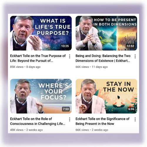 Eckhart on YouTube