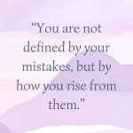 “You are not defined by your mistakes..." Richard C. Schwartz quote | theselfandsoul.com